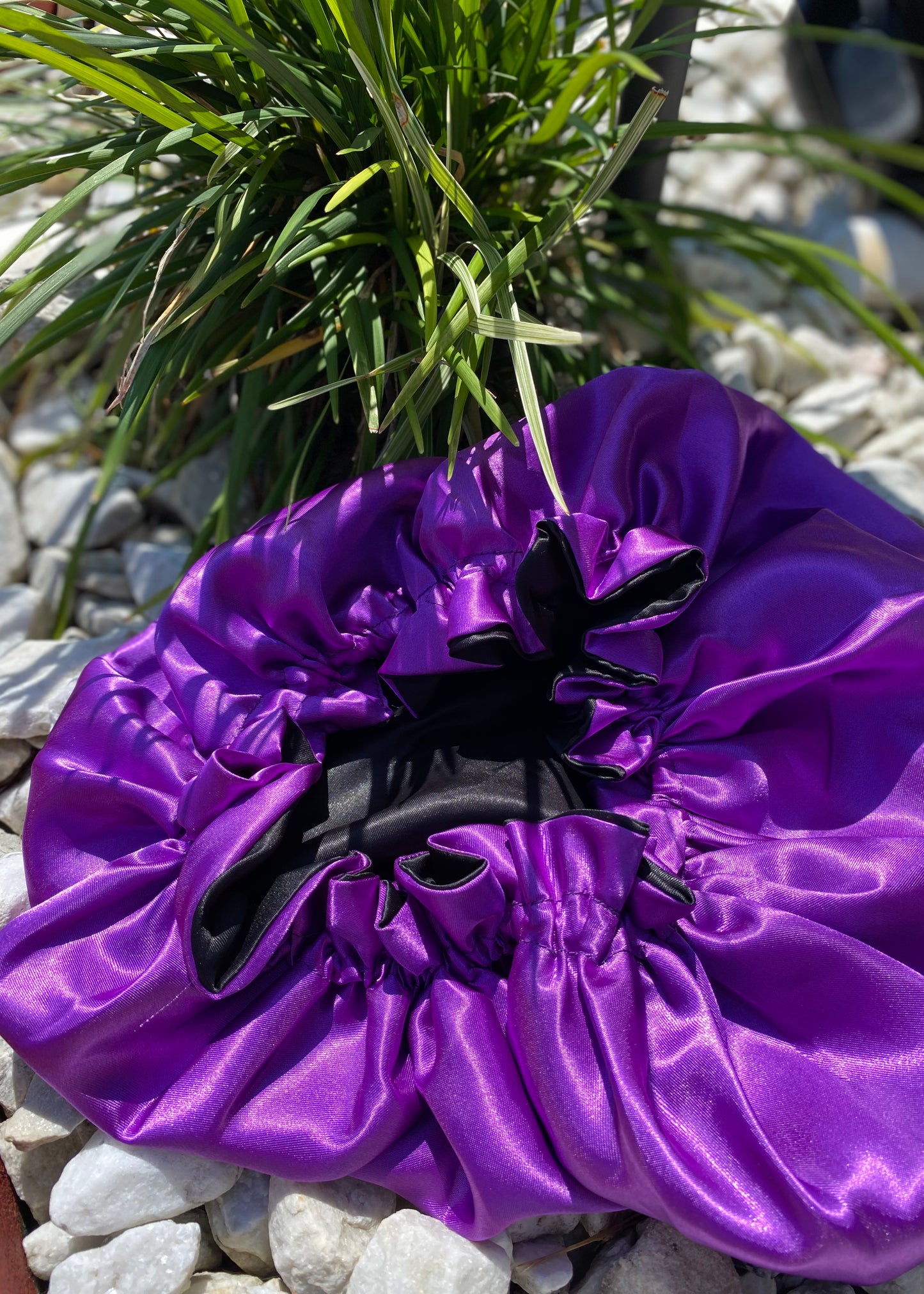 Two-Sided Satin Bonnet