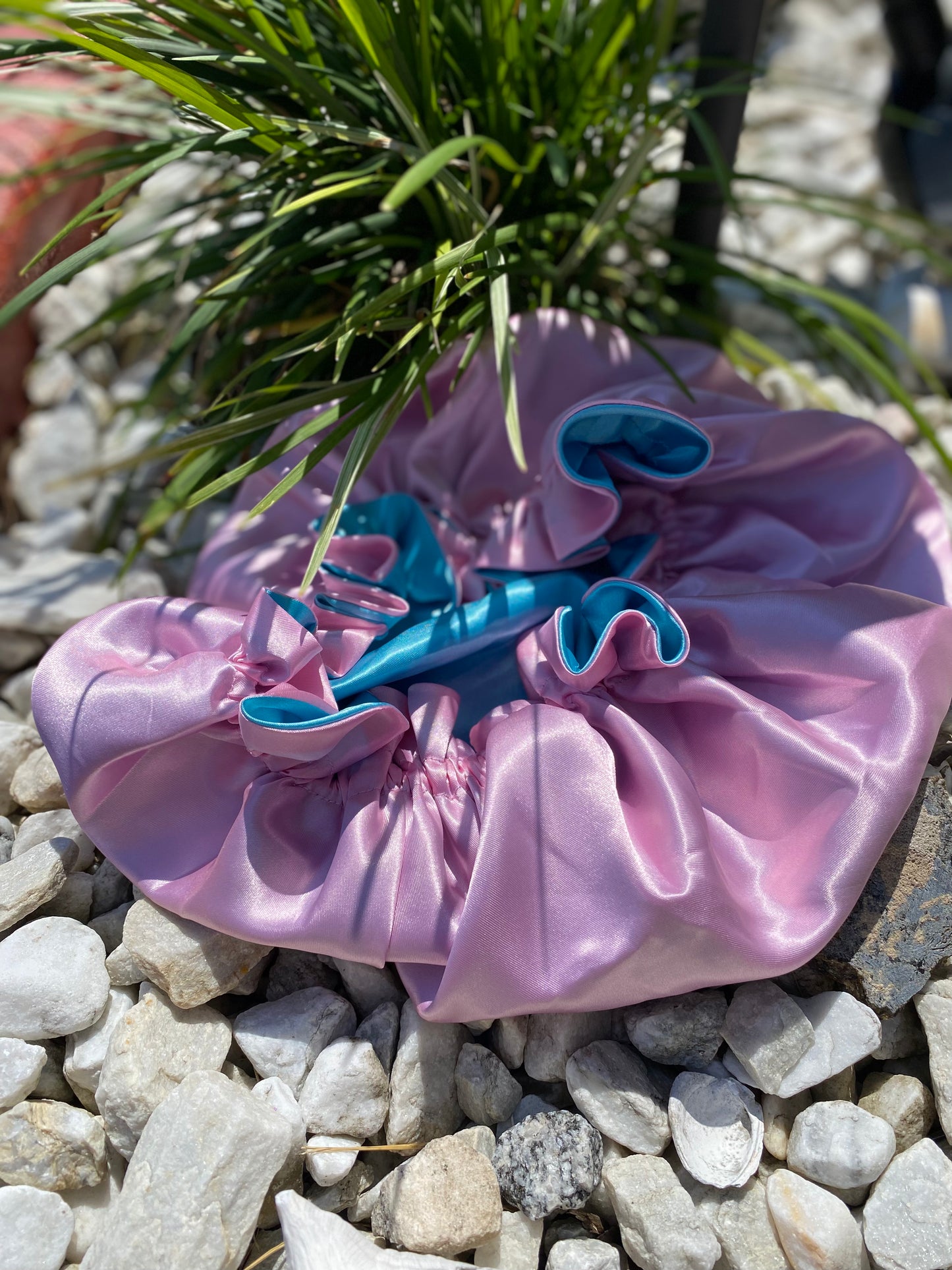 Two-Sided Satin Bonnet