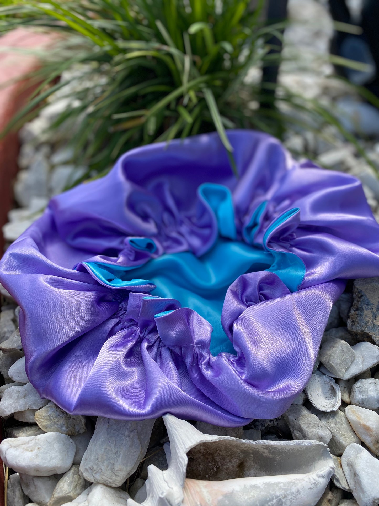 Two-Sided Satin Bonnet