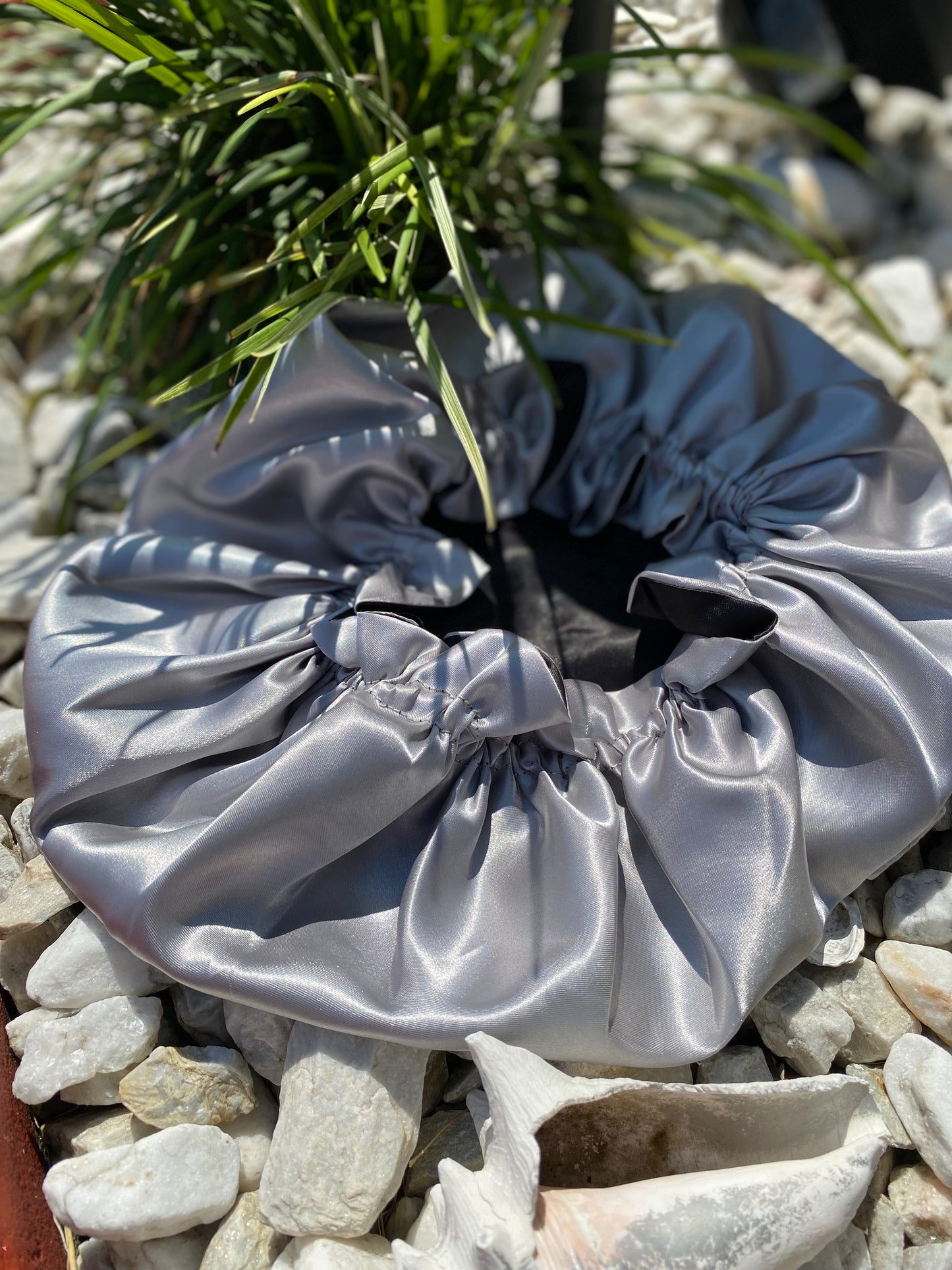 Two-Sided Satin Bonnet