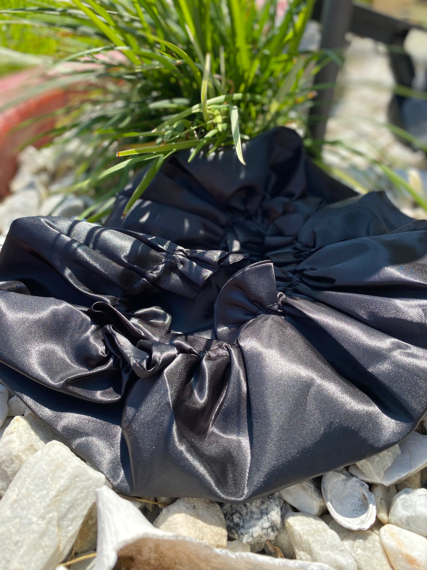 Two-Sided Satin Bonnet