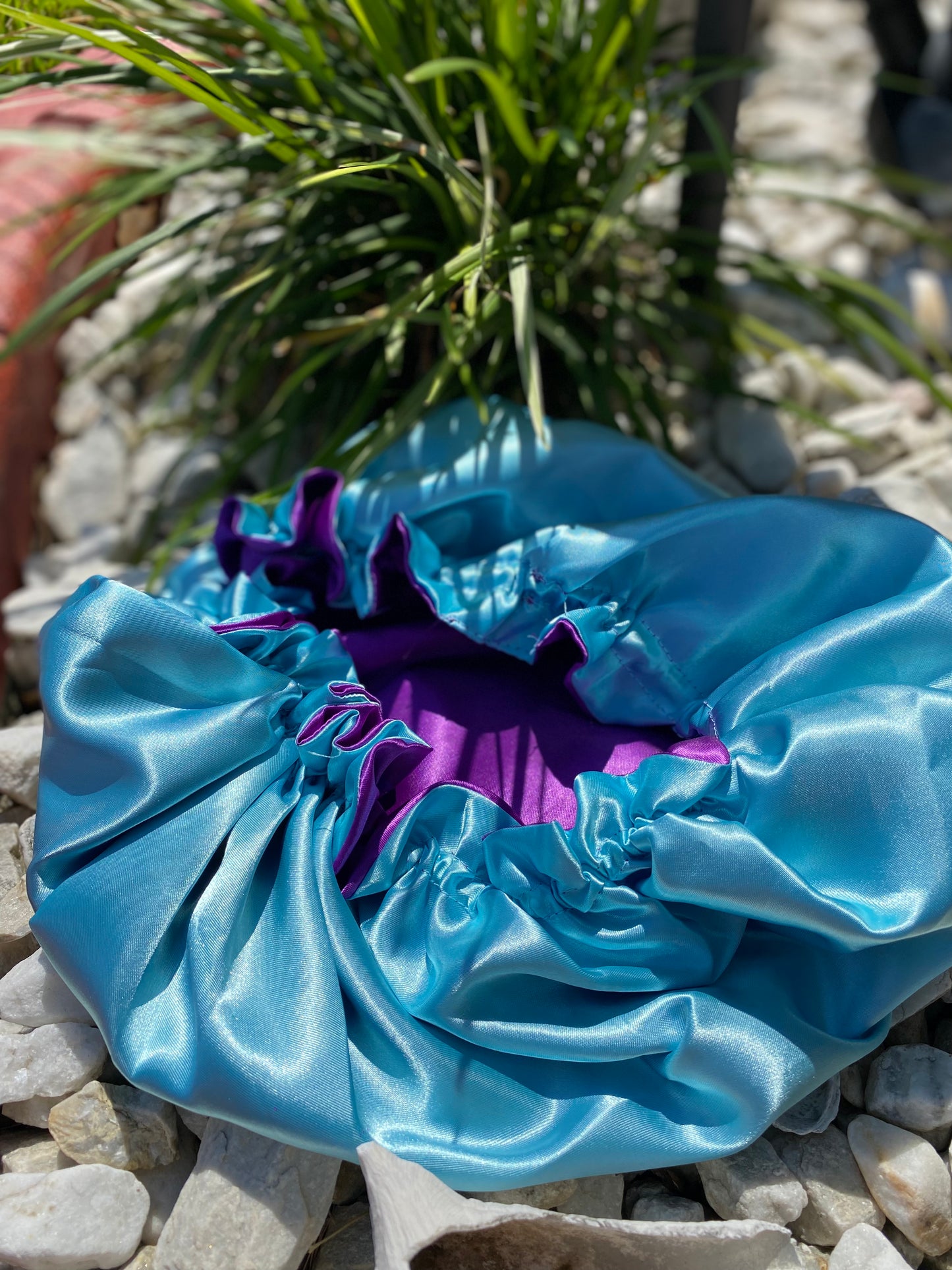 Two-Sided Satin Bonnet