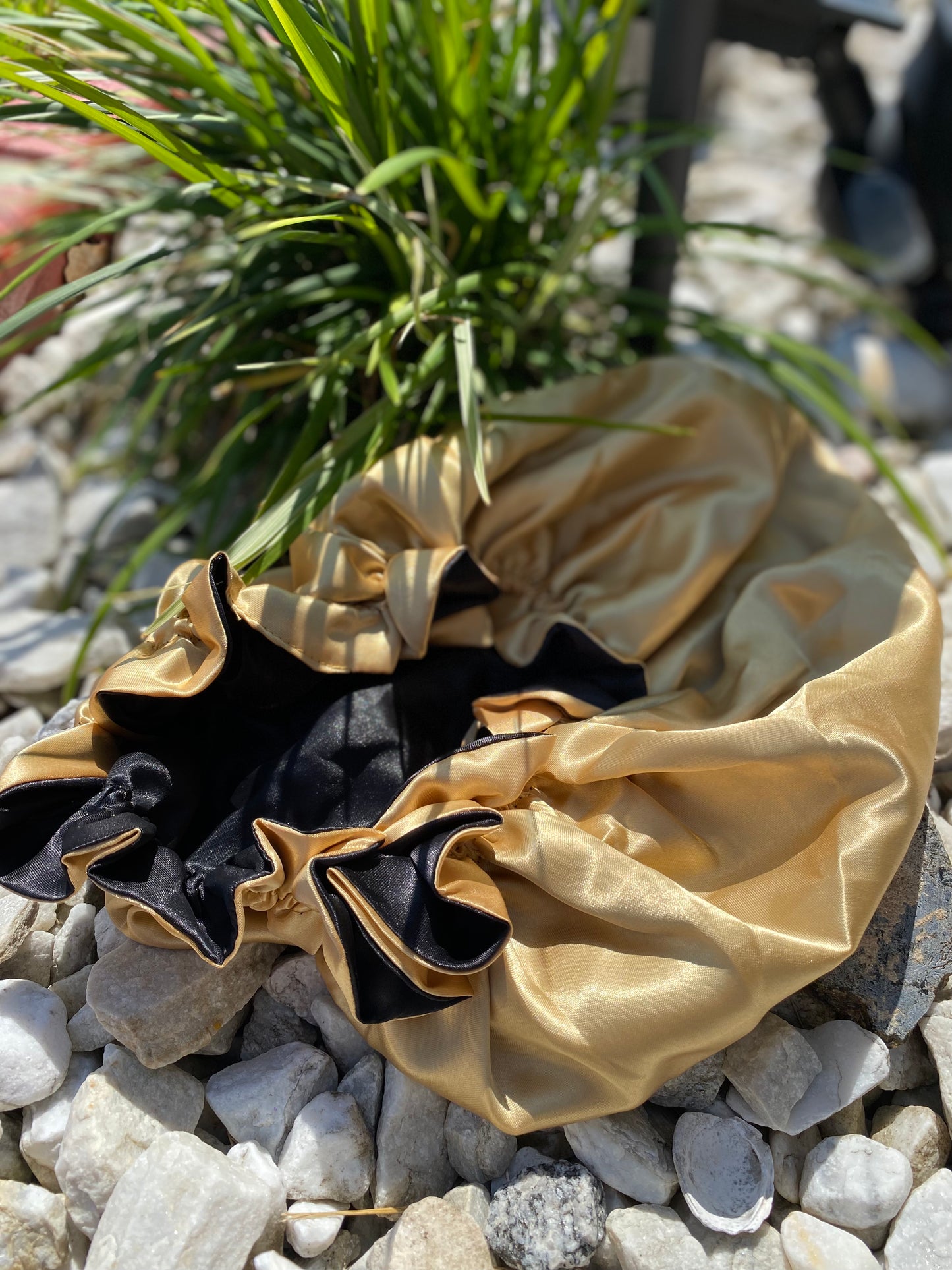 Two-Sided Satin Bonnet