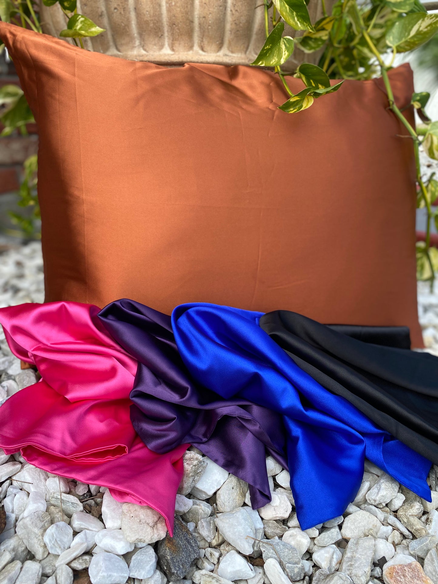 Zipper Satin Pillowcase